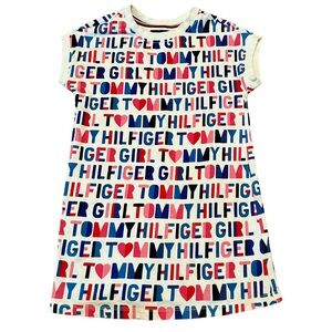 Tommy Hilfiger White dress with Red and Blue Accents